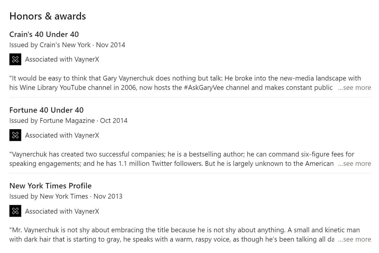 linkedin-honours-awards-section